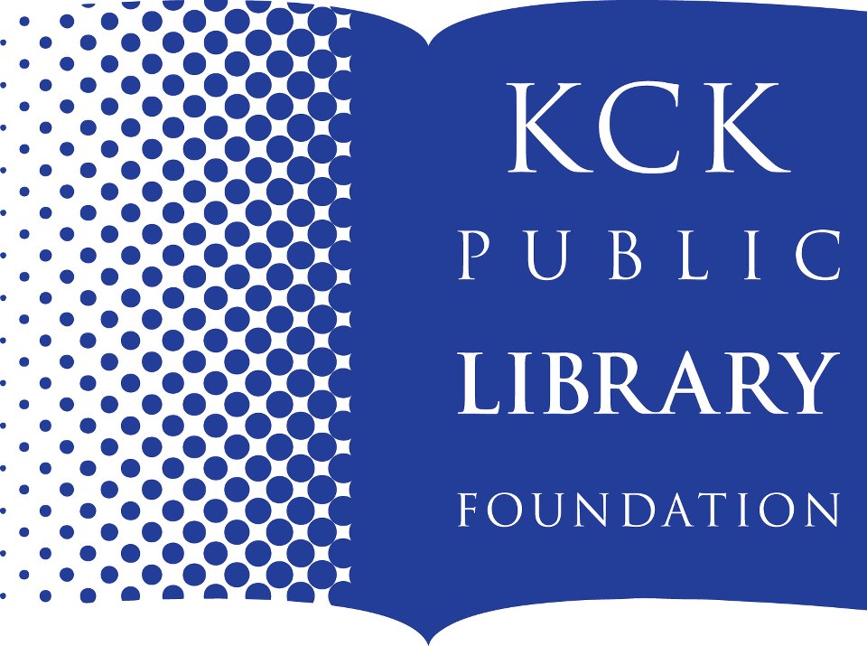 KCK Public Library Foundation book logo