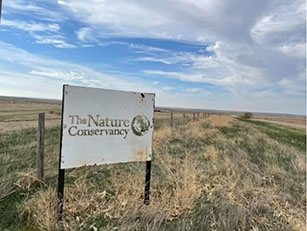 A sign that says The Nature Conservancy