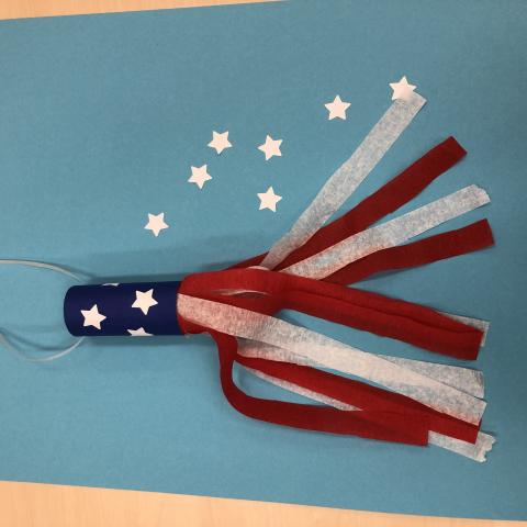 Patriotic Windsock Craft