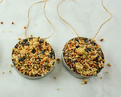 Lid Bird Feeder