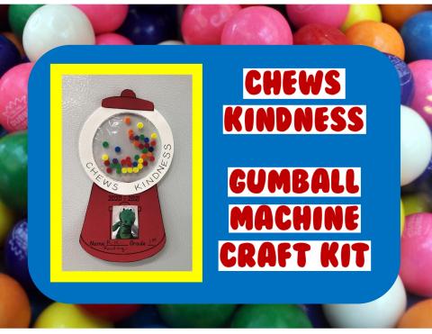 Gumball machine craft flyer