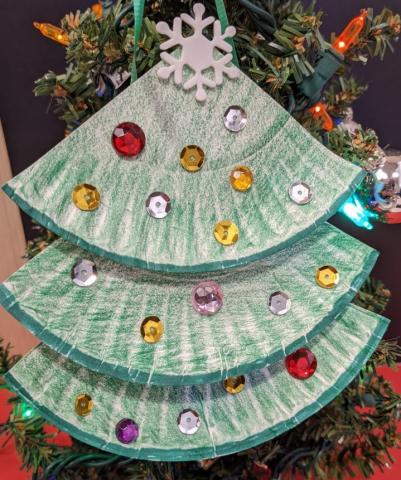 Christmas tree craft