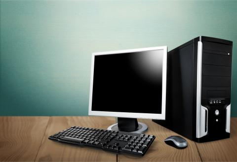 Desktop Computer on desk