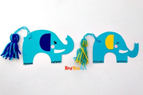 Elephant Bookmark