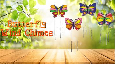 butterfly wind chime