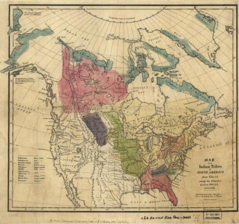 Map of Native American Tribes