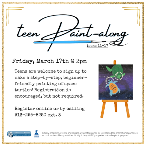 teen paint along