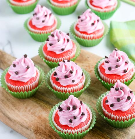 Watermelon Cupcakes