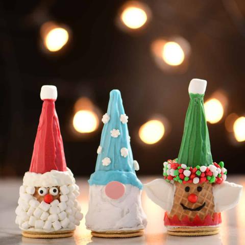 Decorated Ice Cream Cones