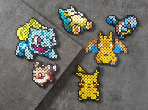 Pokémon perler bead art