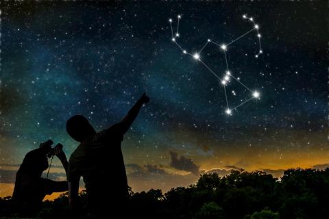 Orion in the sky