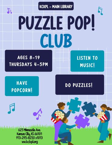 puzzle pop club flyer