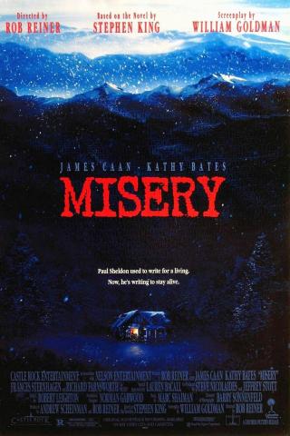 Poster for the film Misery