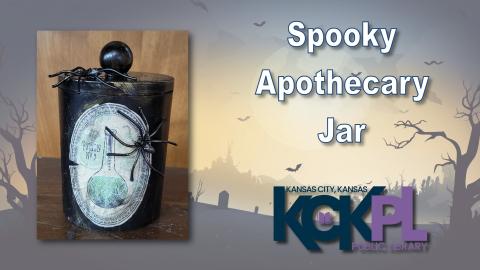 spooky-themed jar