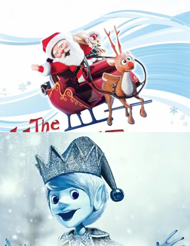 The Year Without Santa Claus and Jack Frost Movie Posters Edited Together