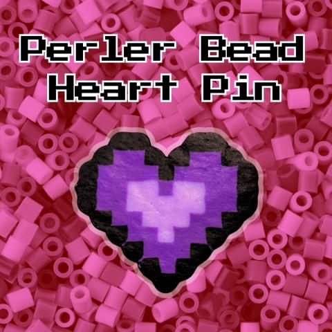 Perler Bead Heart example