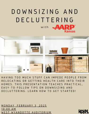 Downsizing and Decluttering with AARP Poster