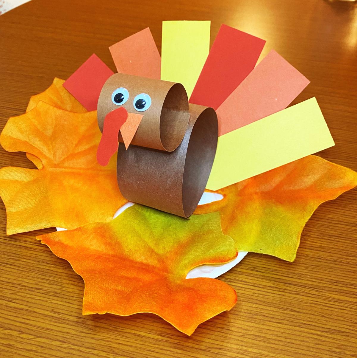 Paper turkey craft