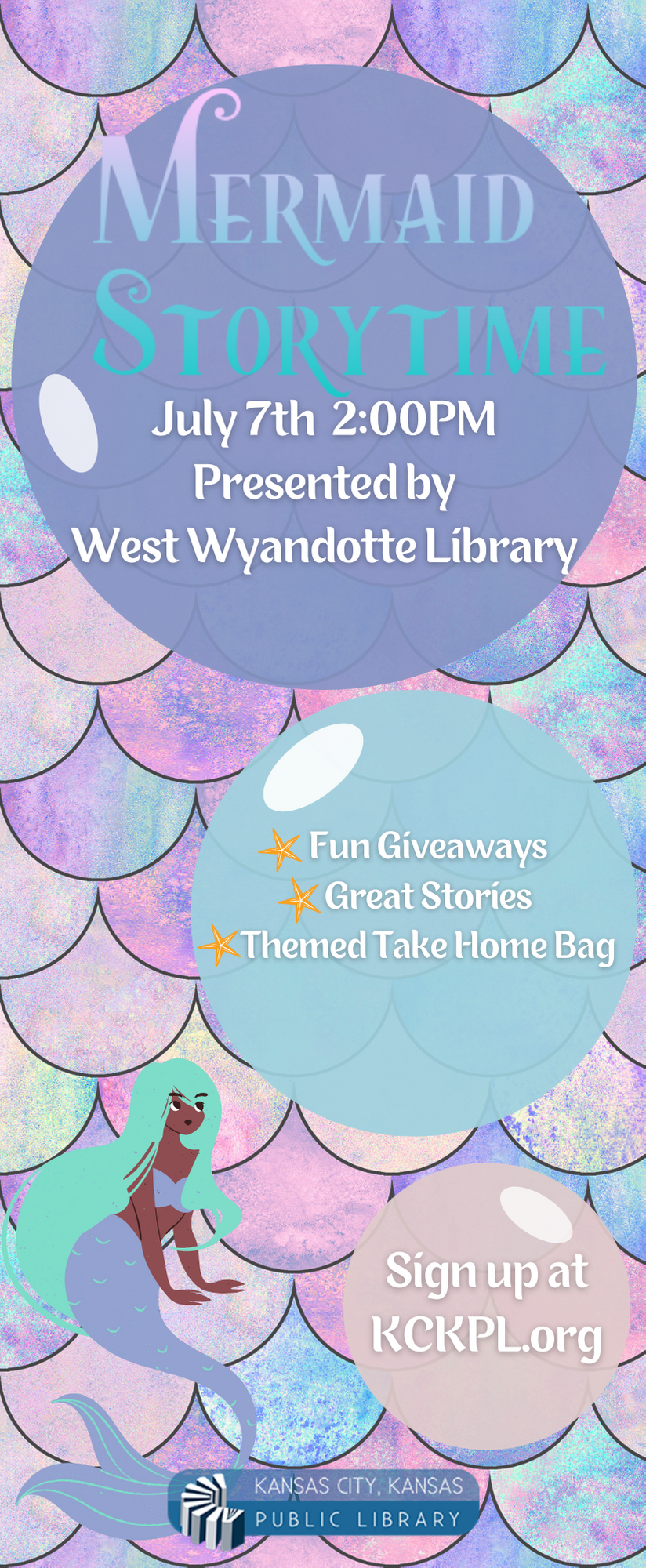 Mermaid Storytime Flyer