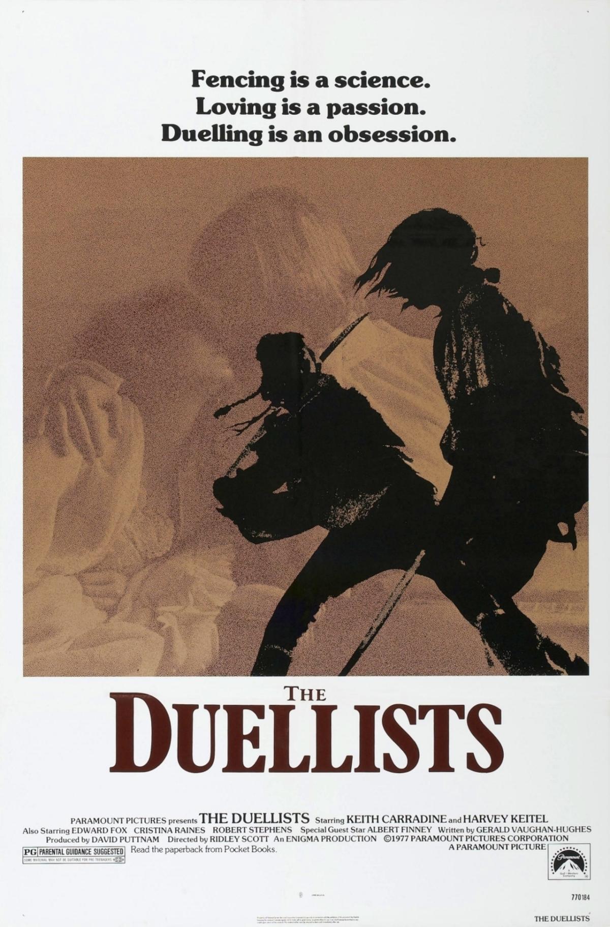 Poster for the movie The Duellists