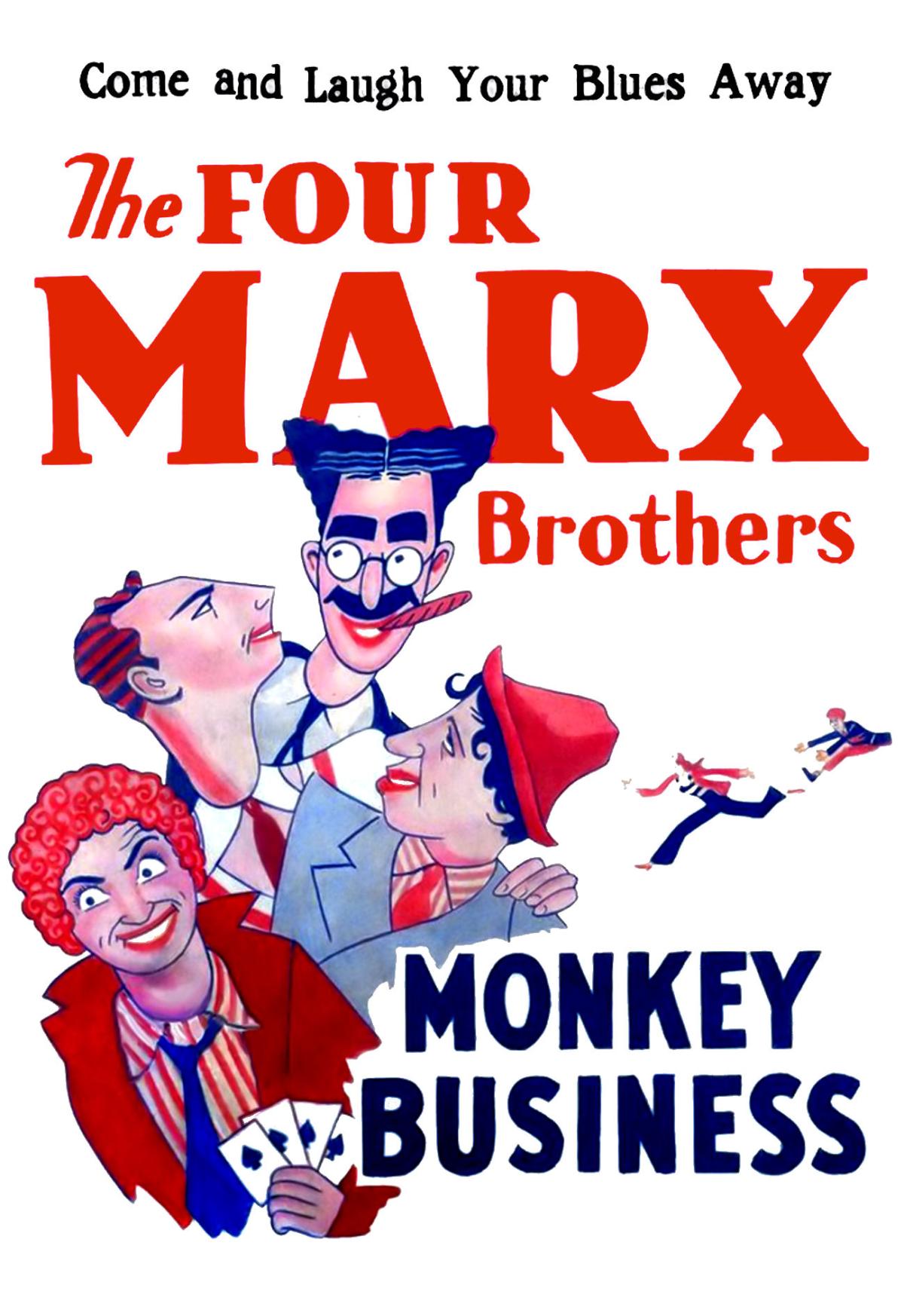 Poster for the movie Monkey Business