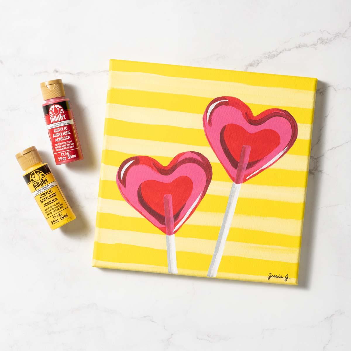 Love Lollipop Painting