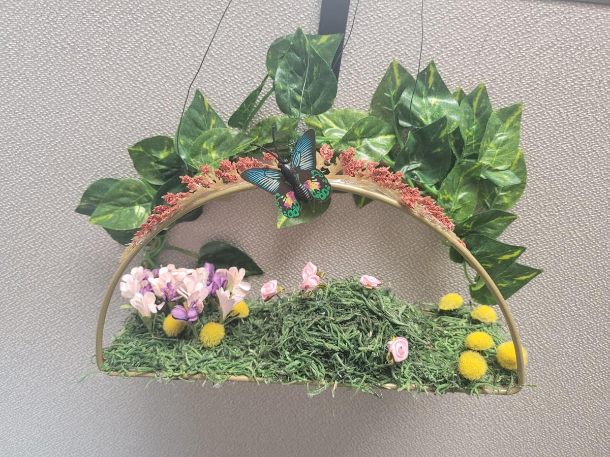 Hanging Fairy Garden