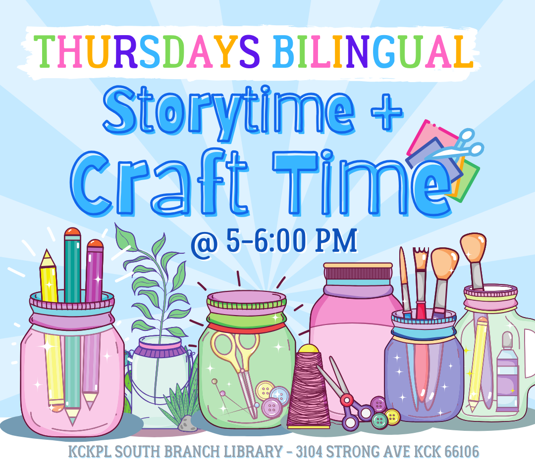 Bilingual Storytime & Craft Time, Thursdays @ 5