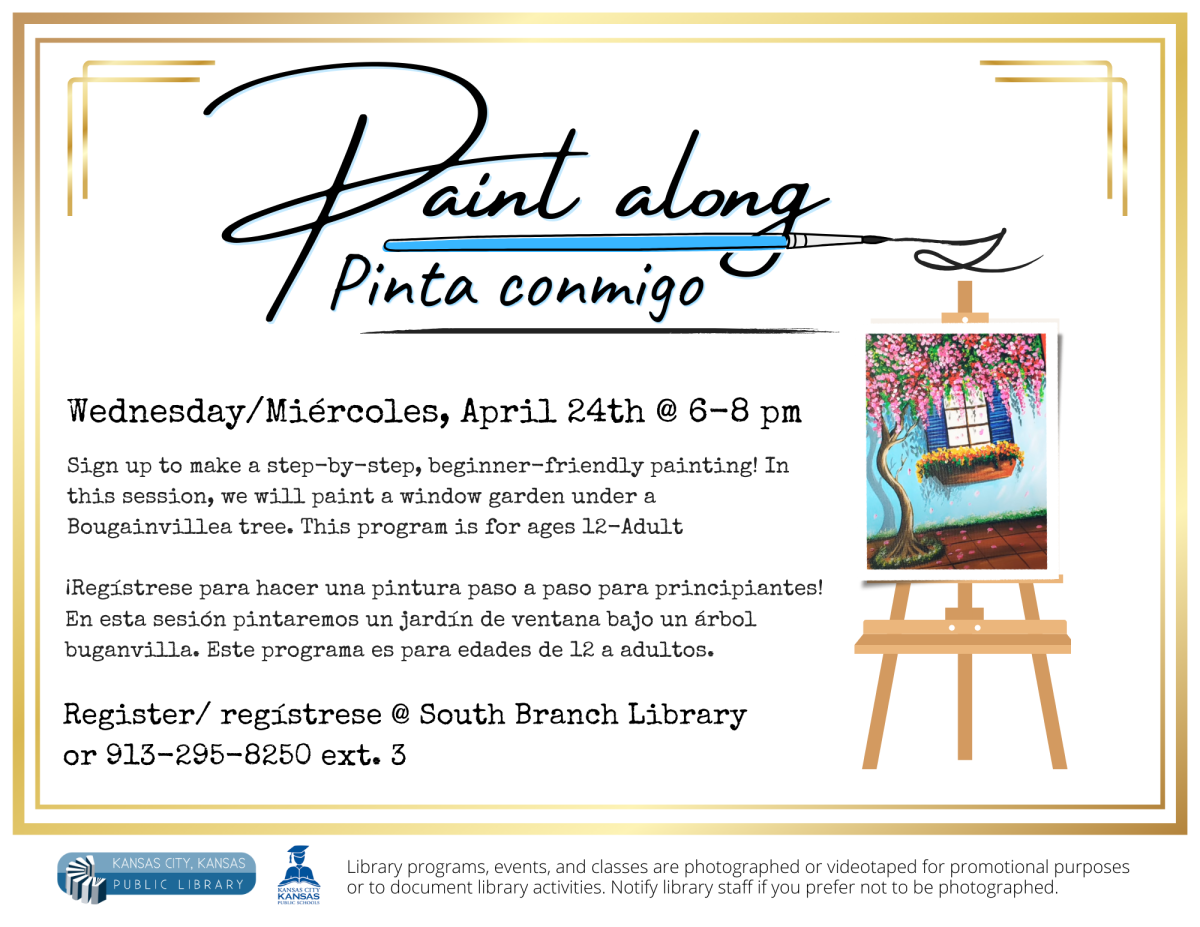 Paint along flyer