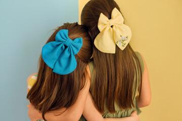 Ribbon barrettes for hair