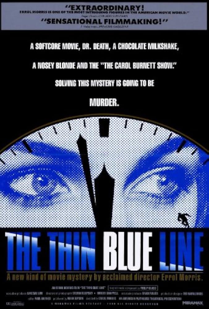 Poster for the film The Thin Blue Line