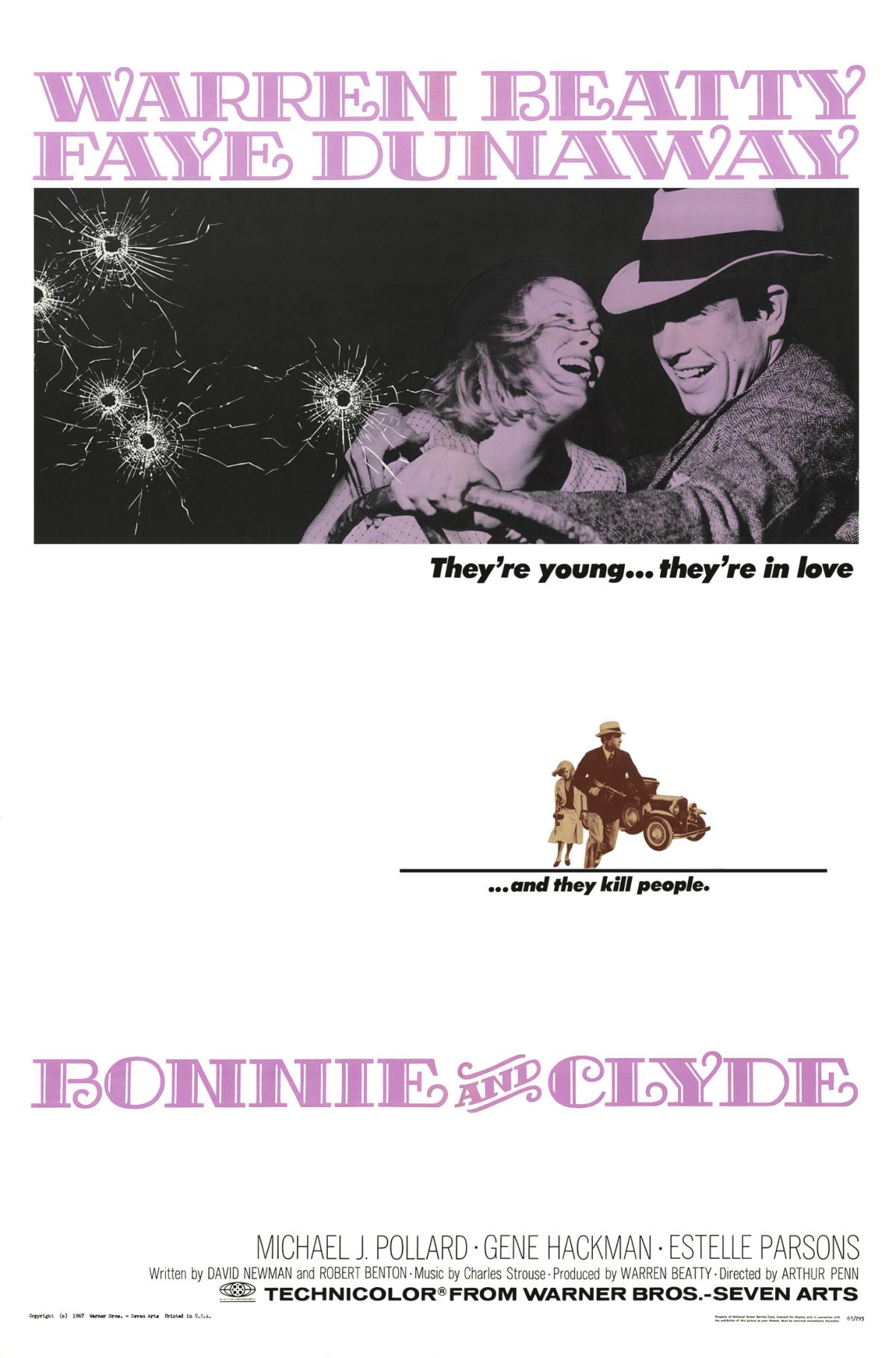 Poster for the film Bonnie and Clyde