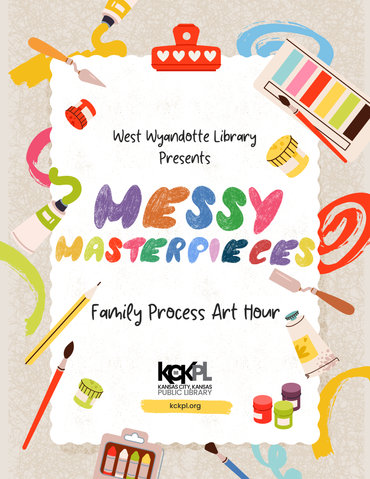 Messy Masterpieces Flyer